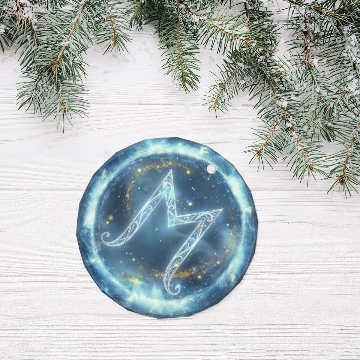 Ehwaz Schutzrune – Kristallglas-Anhänger (Celestial Futhark Collection)