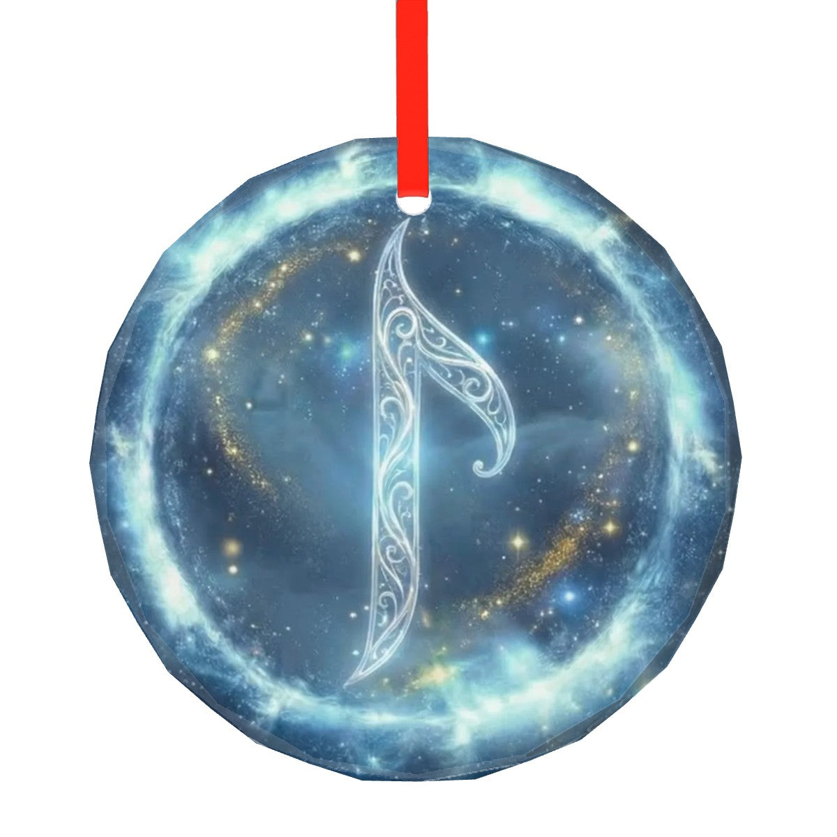 Laguz Schutzrune – Kristallglas-Anhänger (Celestial Futhark Collection)