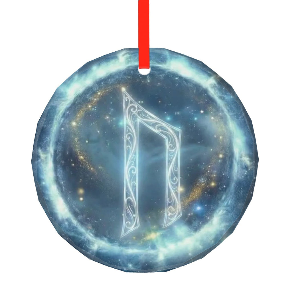Uruz Schutzrune – Kristallglas-Anhänger (Celestial Futhark Collection)