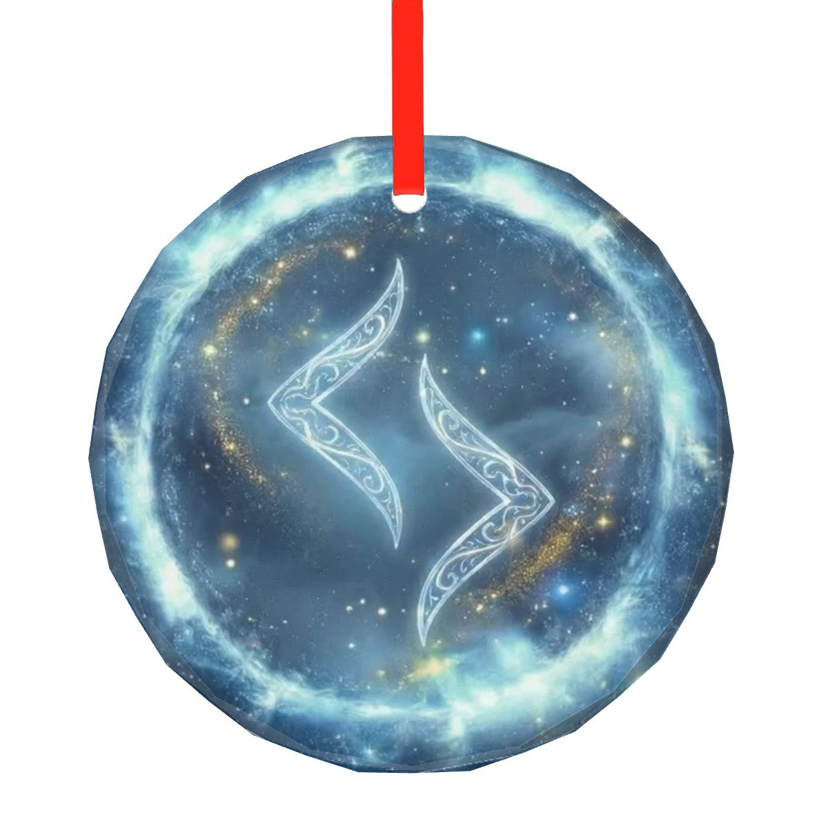 Jera Schutzrune – Kristallglas-Anhänger (Celestial Futhark Collection)