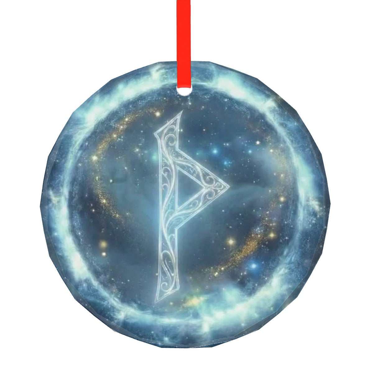 Thurisaz Schutzrune – Kristallglas-Anhänger (Celestial Futhark Collection)