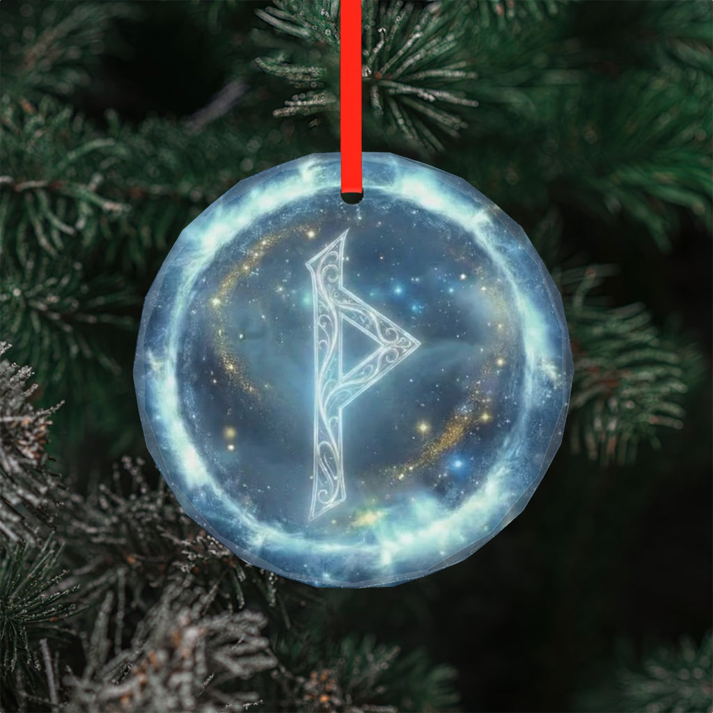 Thurisaz Schutzrune – Kristallglas-Anhänger (Celestial Futhark Collection)