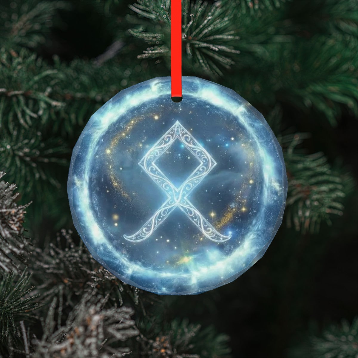 Othala Schutzrune – Kristallglas-Anhänger (Celestial Futhark Collection)