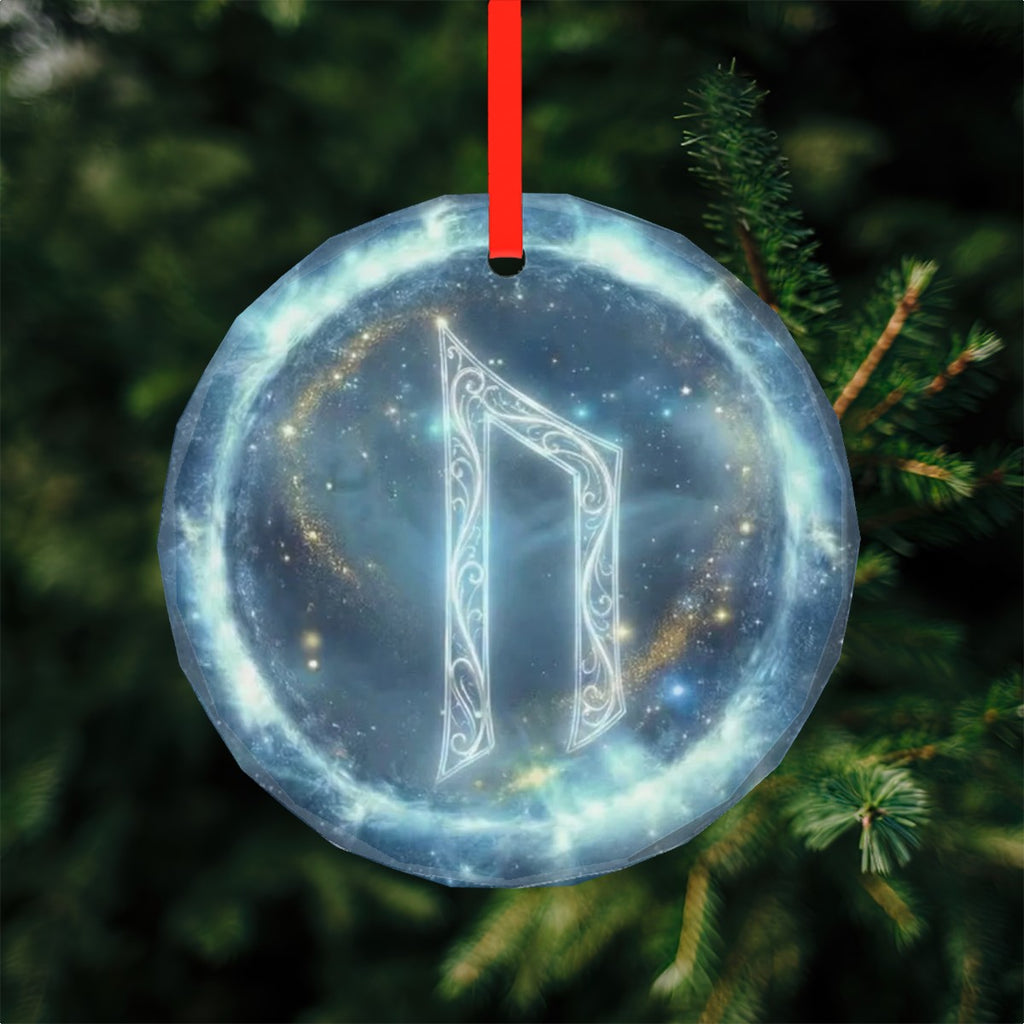 Uruz Schutzrune – Kristallglas-Anhänger (Celestial Futhark Collection)