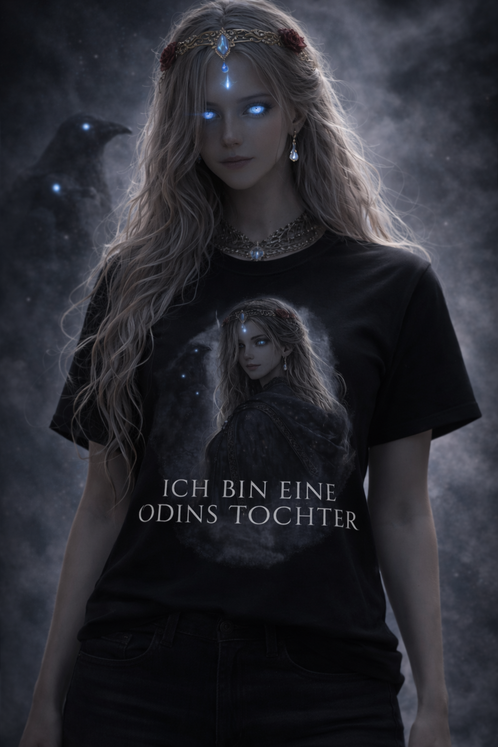 Ich bin eine Odins Tochter – Unisex T-Shirt