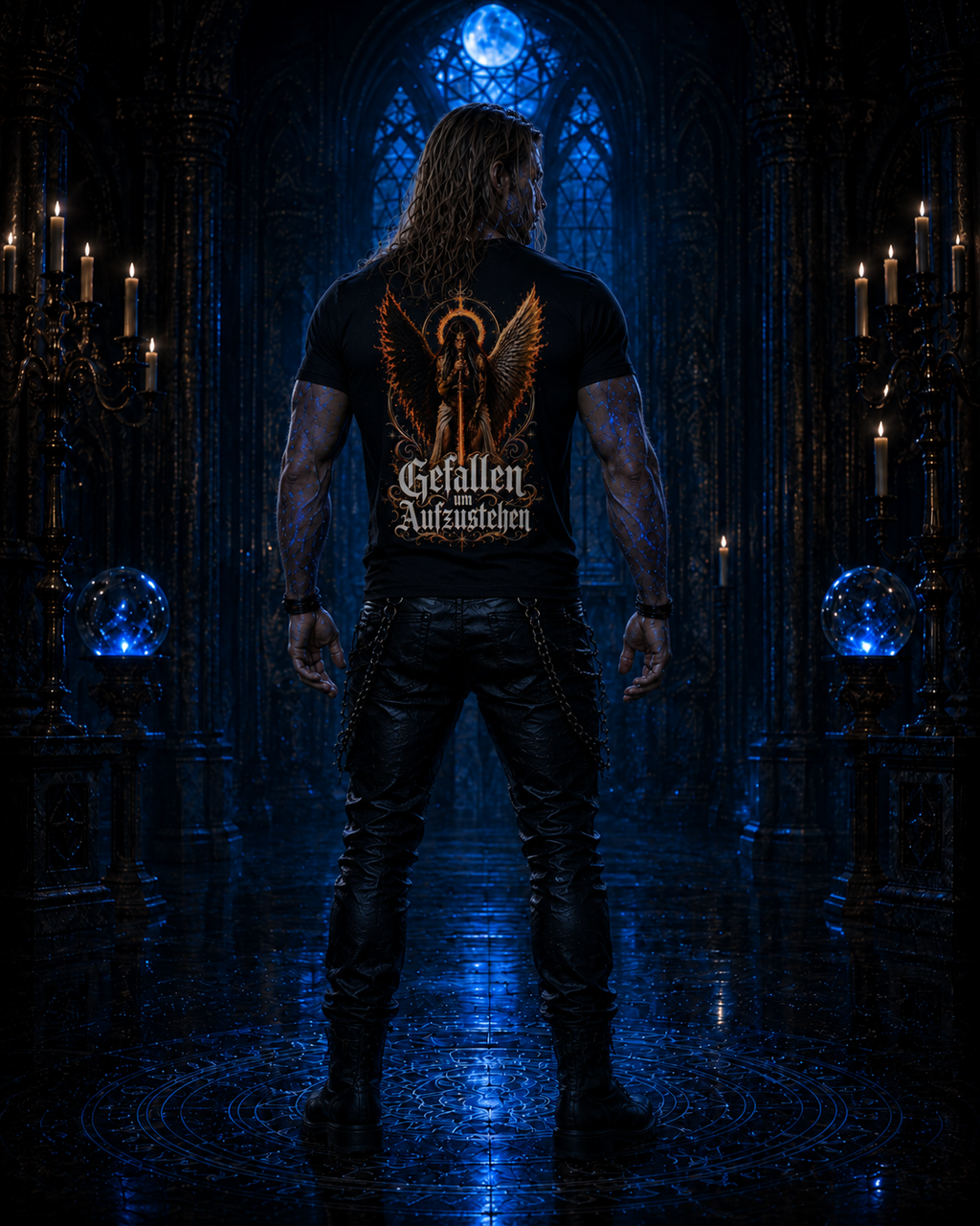 Nami Kaze  | Gefallen um Aufzustehen - Herren V-Neck Shirt