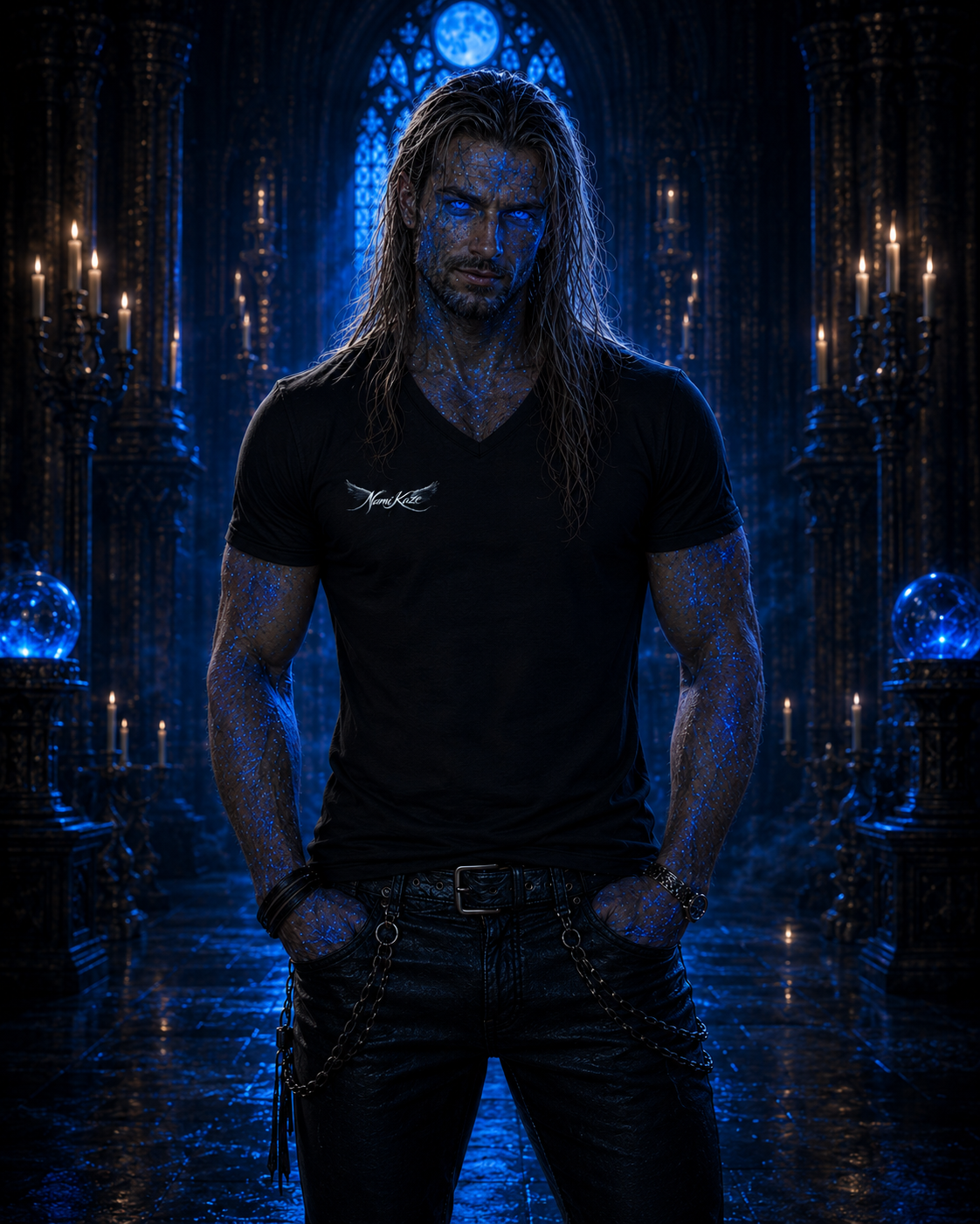Nami Kaze  | Gefallen um Aufzustehen - Herren V-Neck Shirt