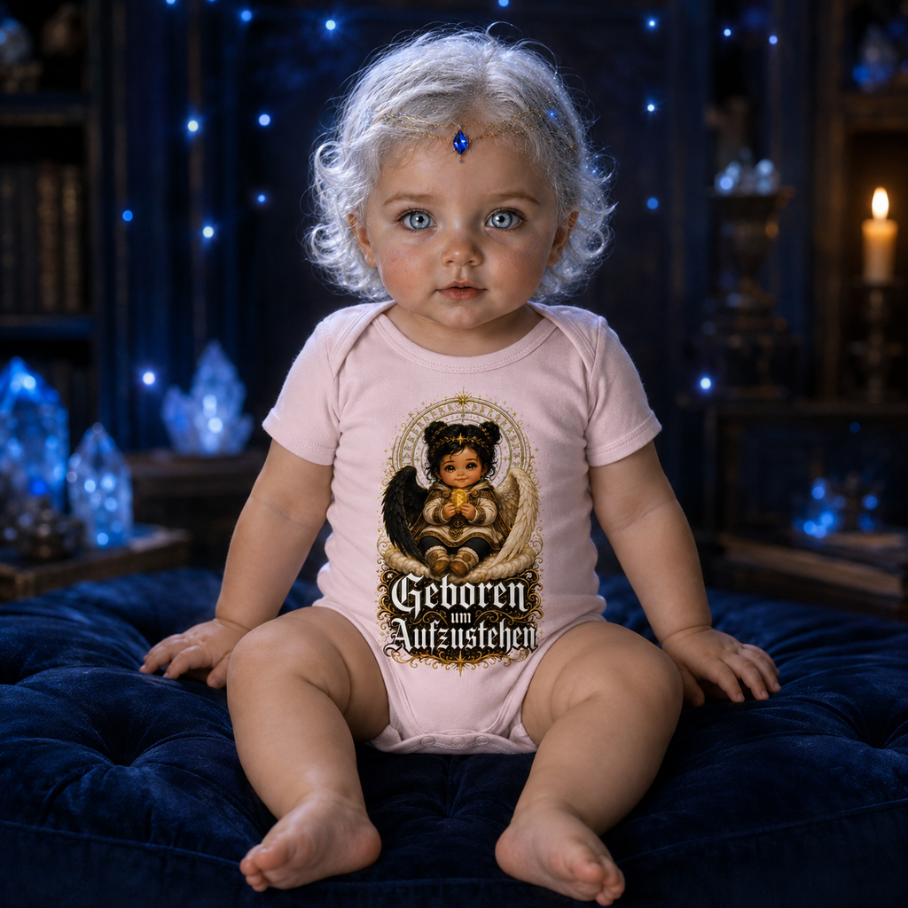 Nami Kaze Babybody | Geboren um Aufzustehen – Kleine Walküre Edition - Organic Baby Bodysuit