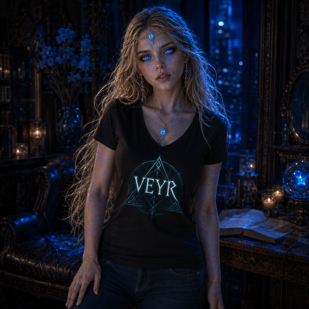 Veyr | Schattenkollektion – Damen V-Neck Shirt