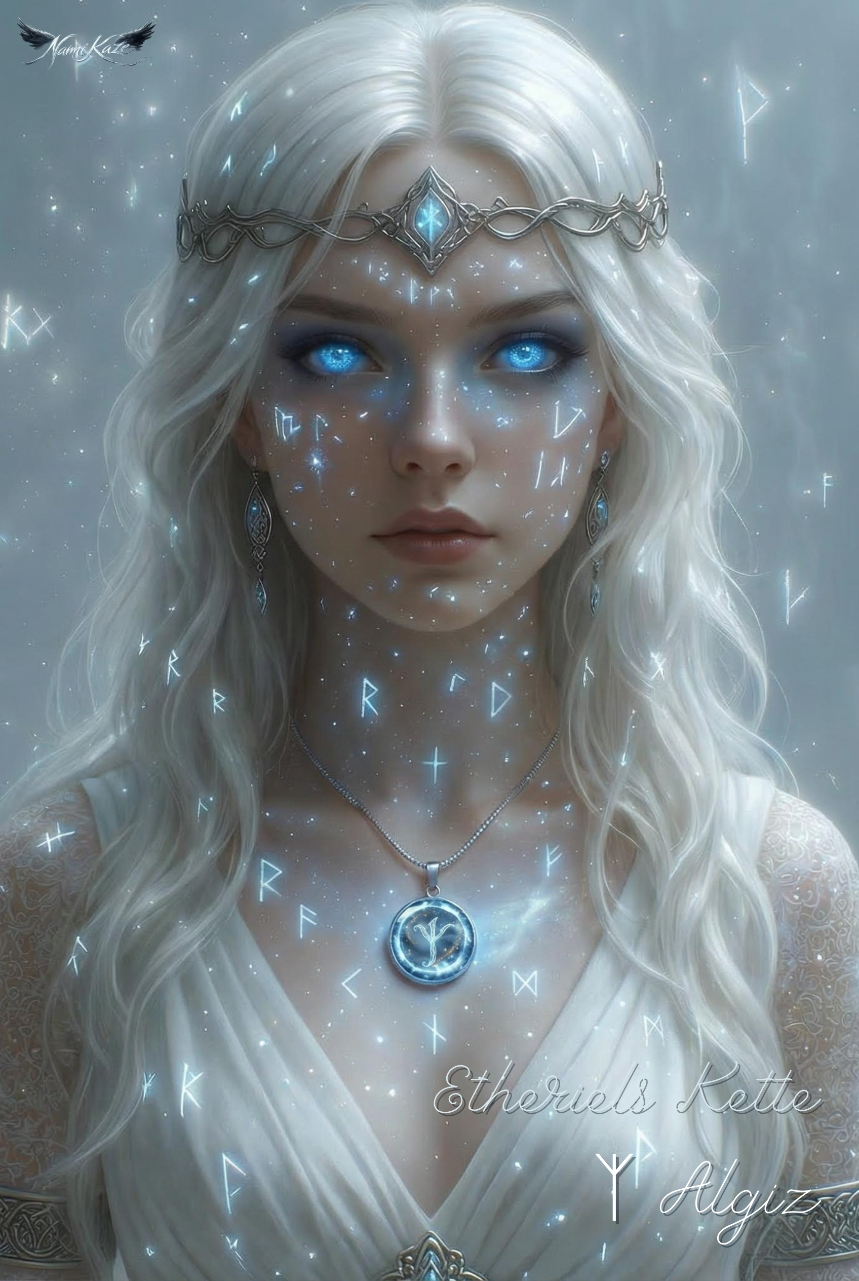 Etheriels Kette – Algiz –  (ᛉ) "Rune des Schutzes"