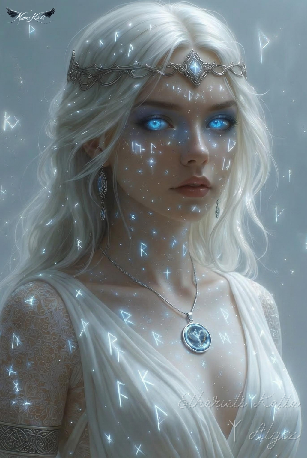 Etheriels Kette – Algiz –  (ᛉ) "Rune des Schutzes"