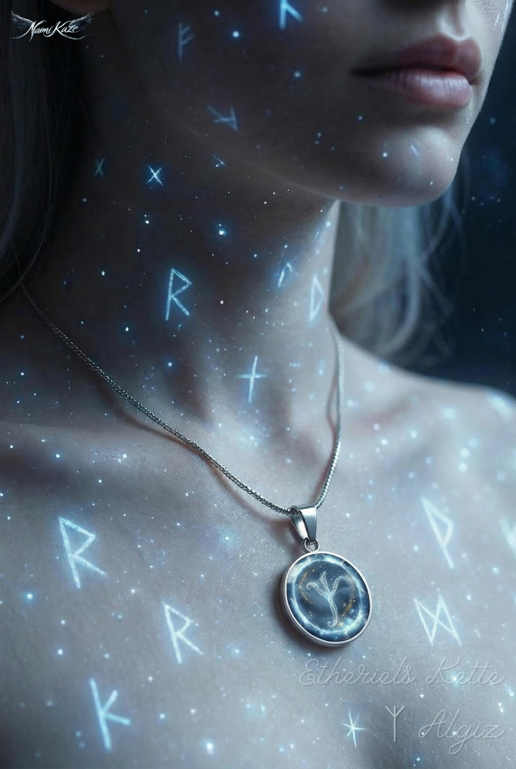 Etheriels Kette – Algiz –  (ᛉ) "Rune des Schutzes"