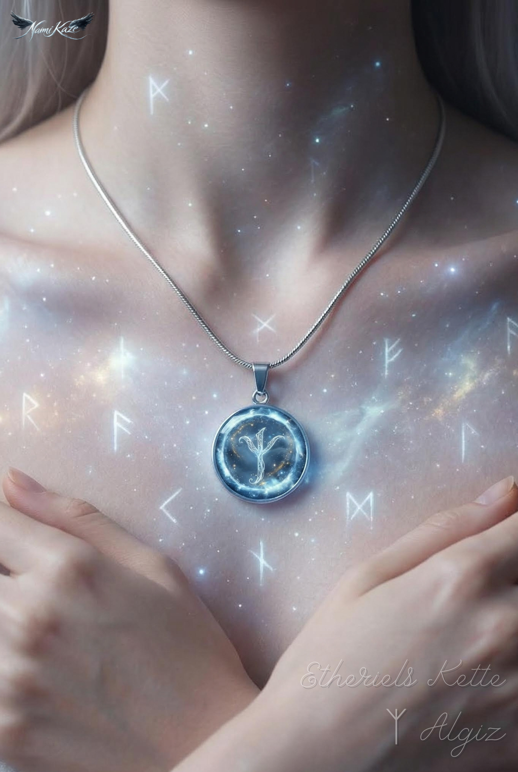 Etheriels Kette – Algiz –  (ᛉ) "Rune des Schutzes"