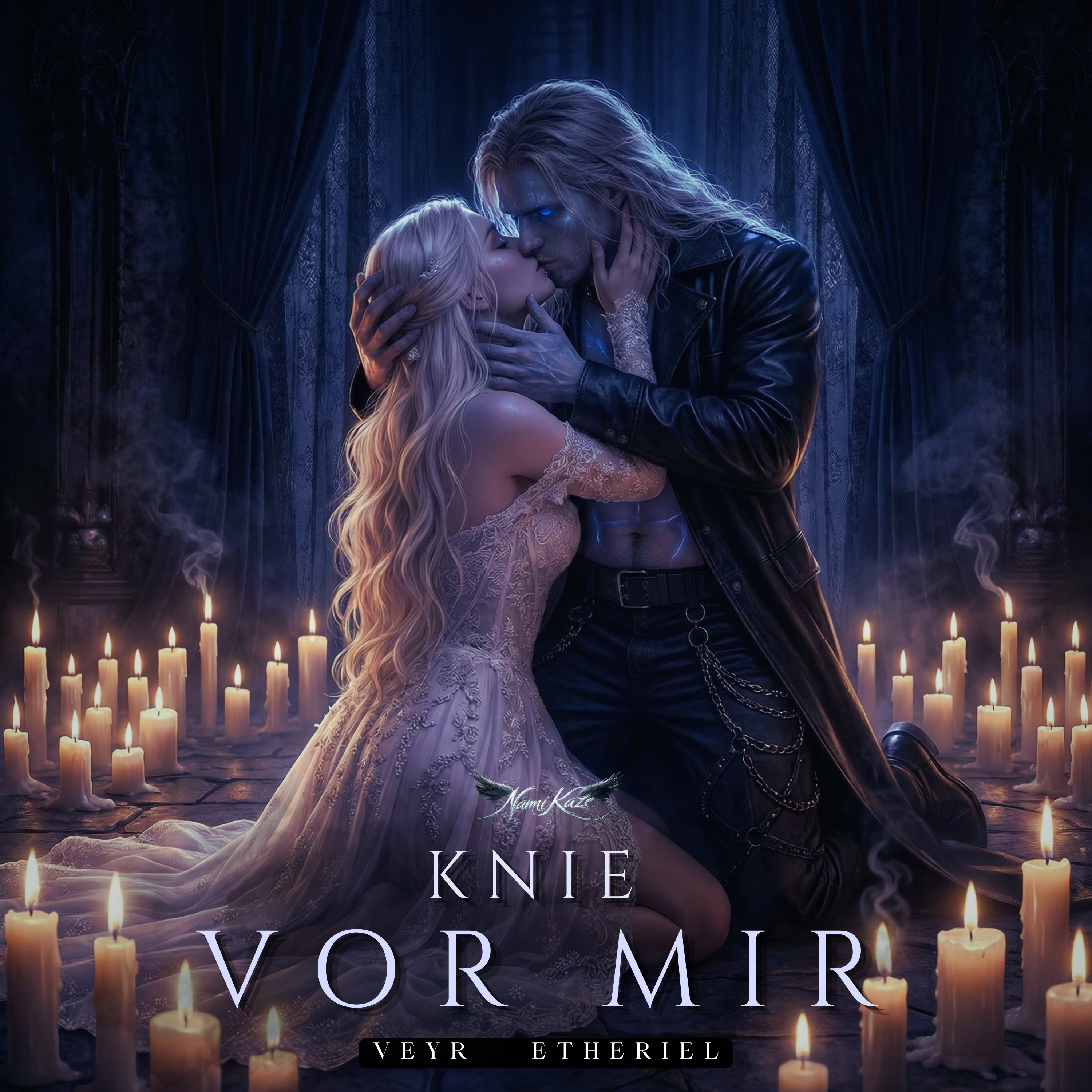 Knie vor mir