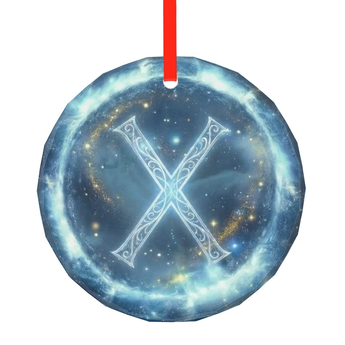 Gebo Schutzrune – Kristallglas-Anhänger (Celestial Futhark Collection)