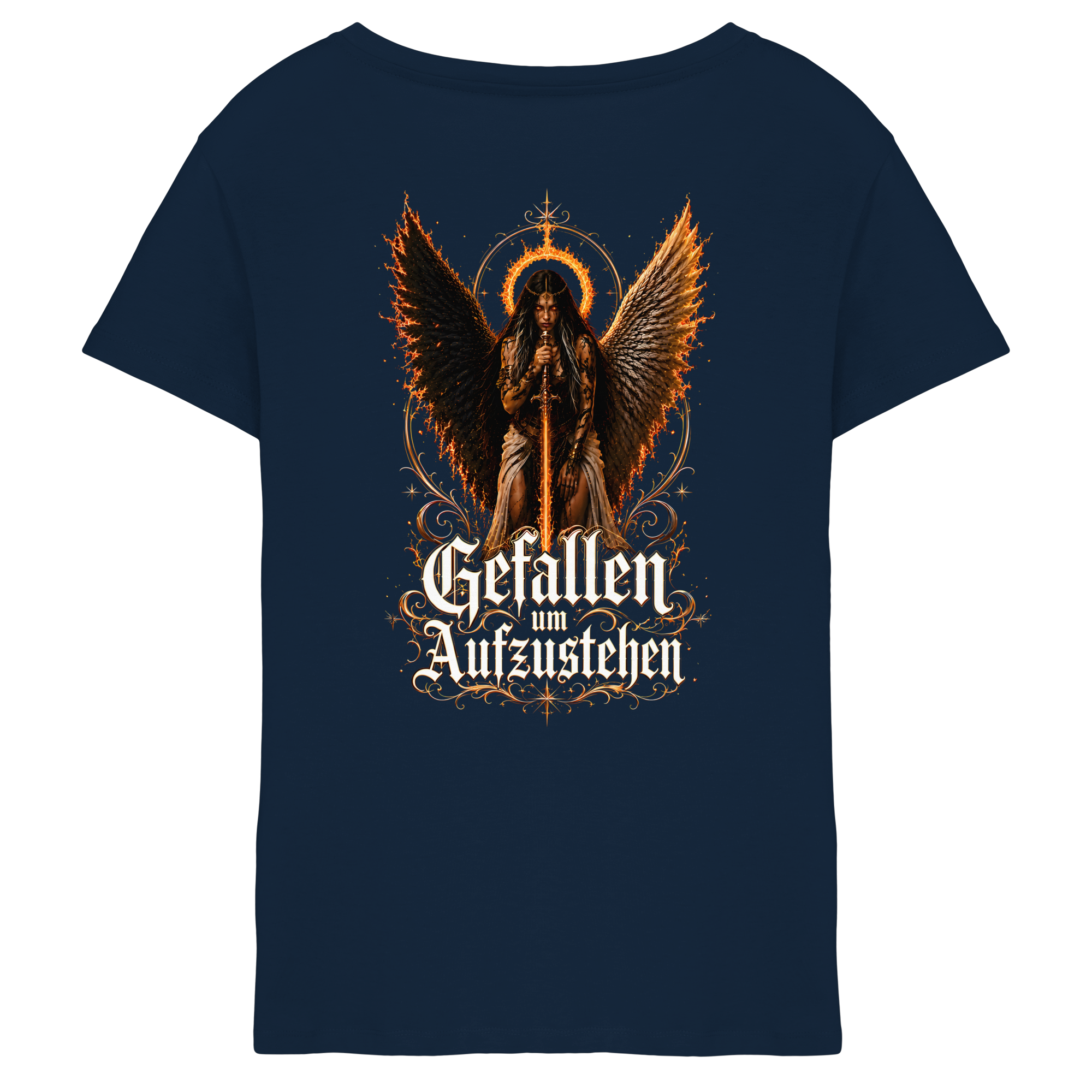 Nami Kaze | Gefallen um Aufzustehen - Ladies V-Neck Shirt