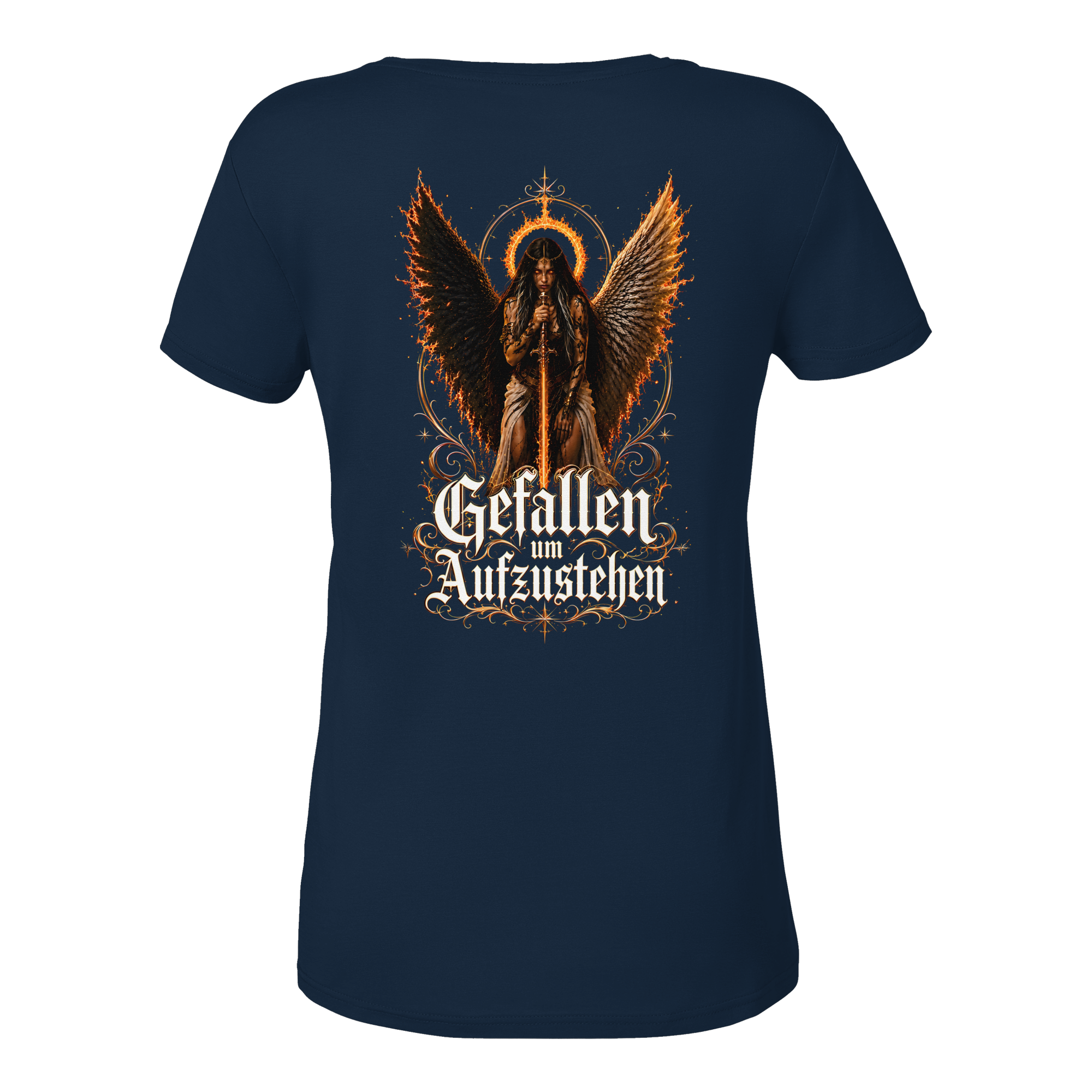 Nami Kaze | Gefallen um Aufzustehen - Ladies V-Neck Shirt