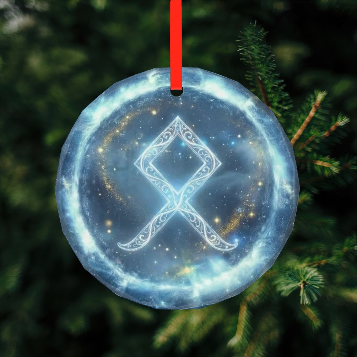 Othala Schutzrune – Kristallglas-Anhänger (Celestial Futhark Collection)