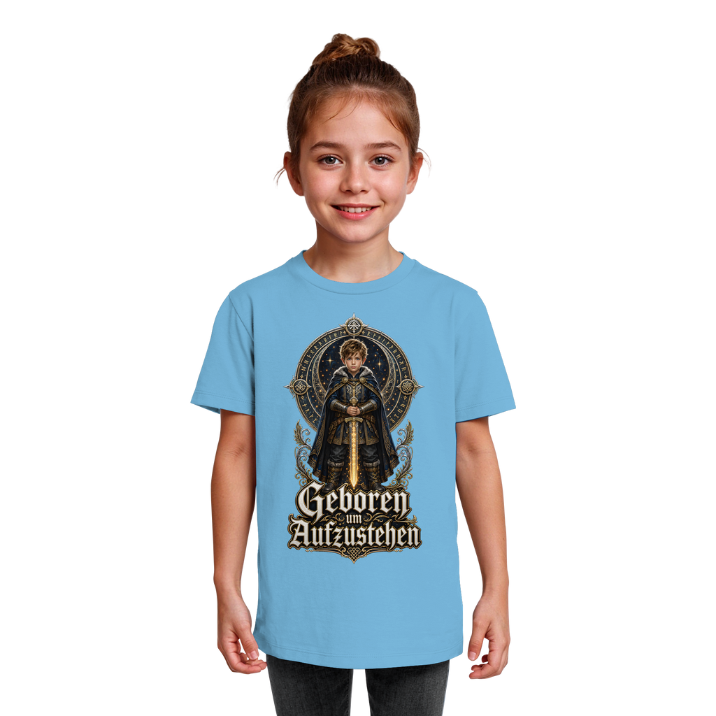 Nami Kaze Kinder-Shirt | Geboren um Aufzustehen – Krieger Edition - Kids Organic Shirt