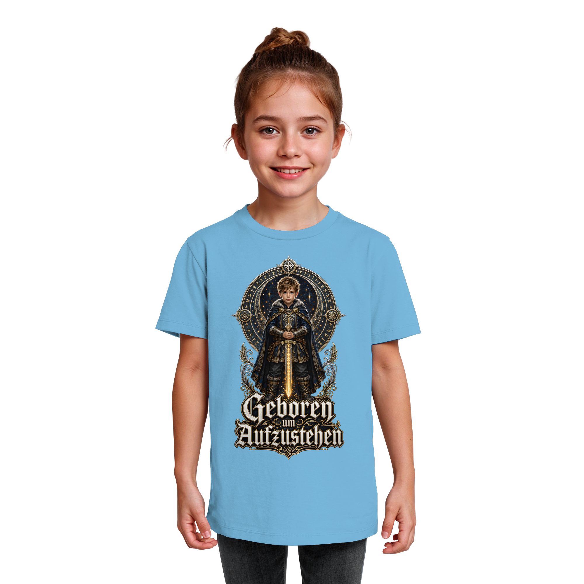 Nami Kaze Kinder-Shirt | Geboren um Aufzustehen – Krieger Edition - Kids Organic Shirt