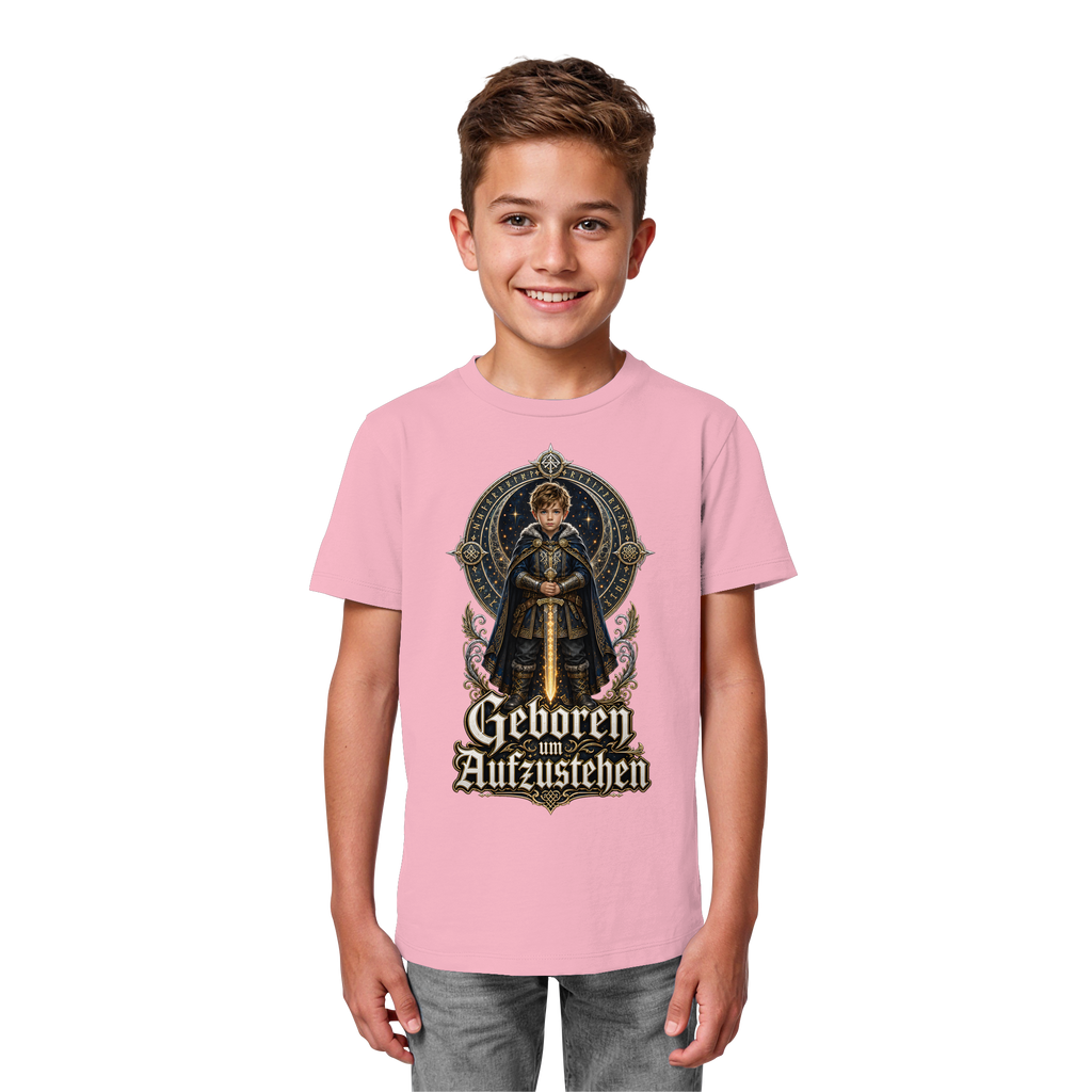 Nami Kaze Kinder-Shirt | Geboren um Aufzustehen – Krieger Edition - Kids Organic Shirt