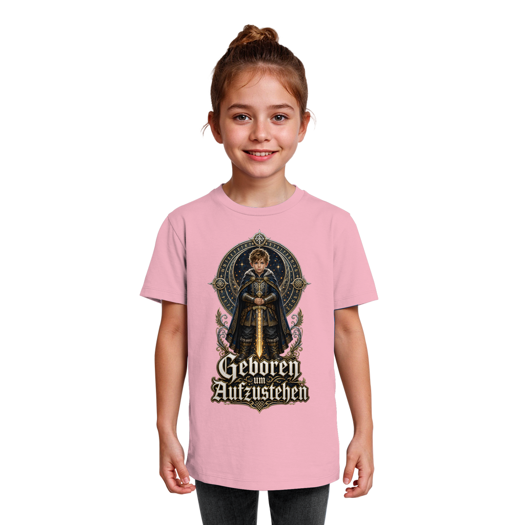 Nami Kaze Kinder-Shirt | Geboren um Aufzustehen – Krieger Edition - Kids Organic Shirt