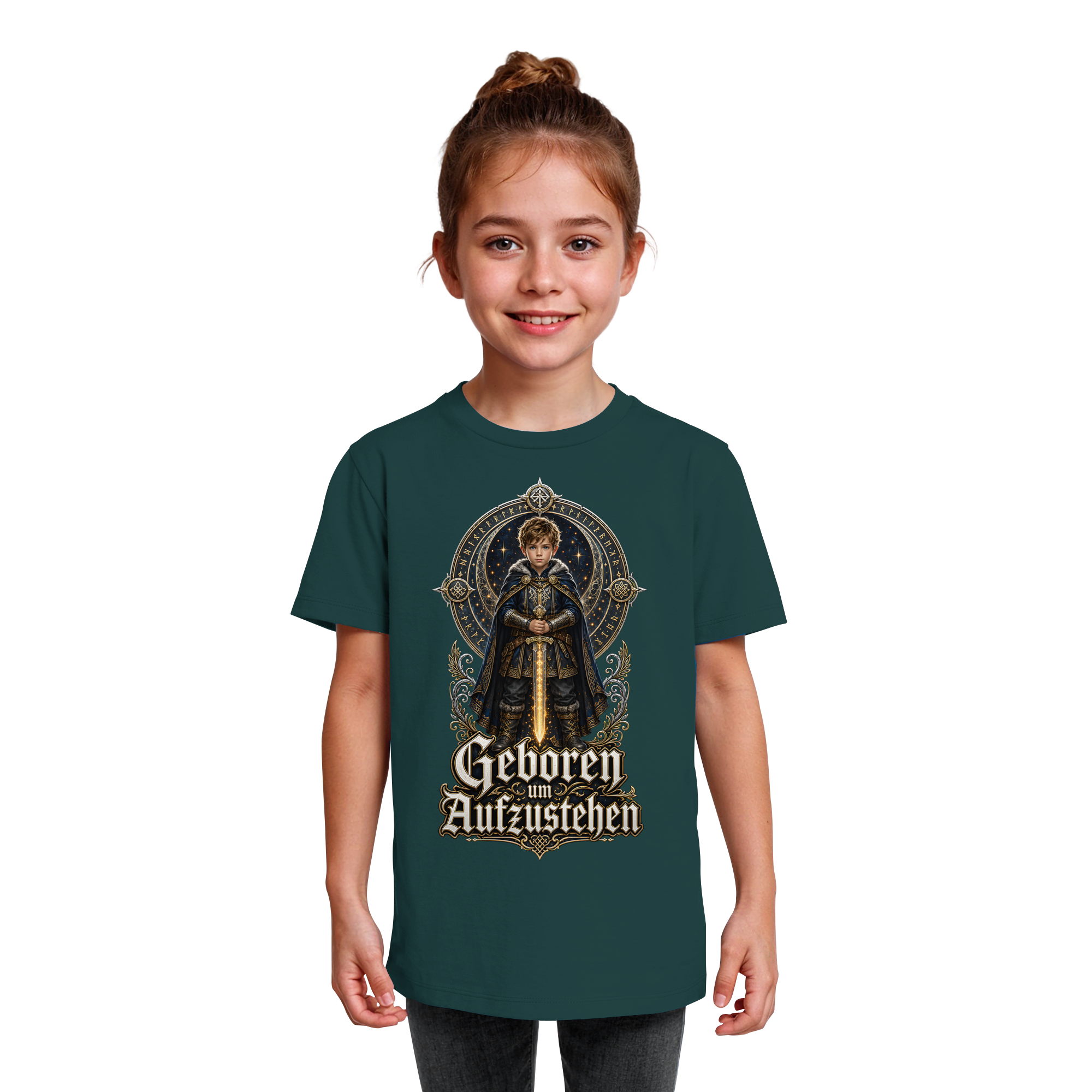Nami Kaze Kinder-Shirt | Geboren um Aufzustehen – Krieger Edition - Kids Organic Shirt