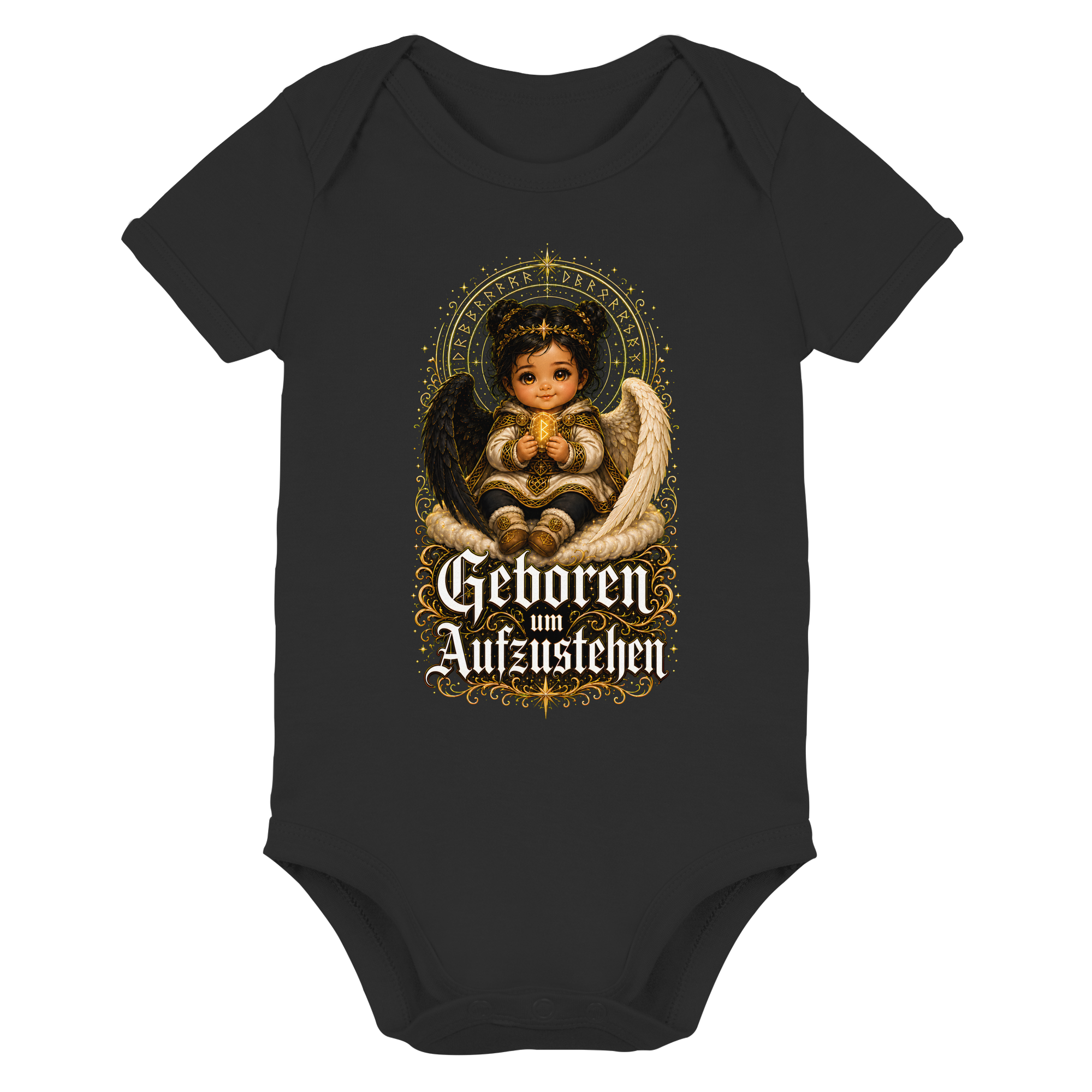 Nami Kaze Babybody | Geboren um Aufzustehen – Kleine Walküre Edition - Organic Baby Bodysuit