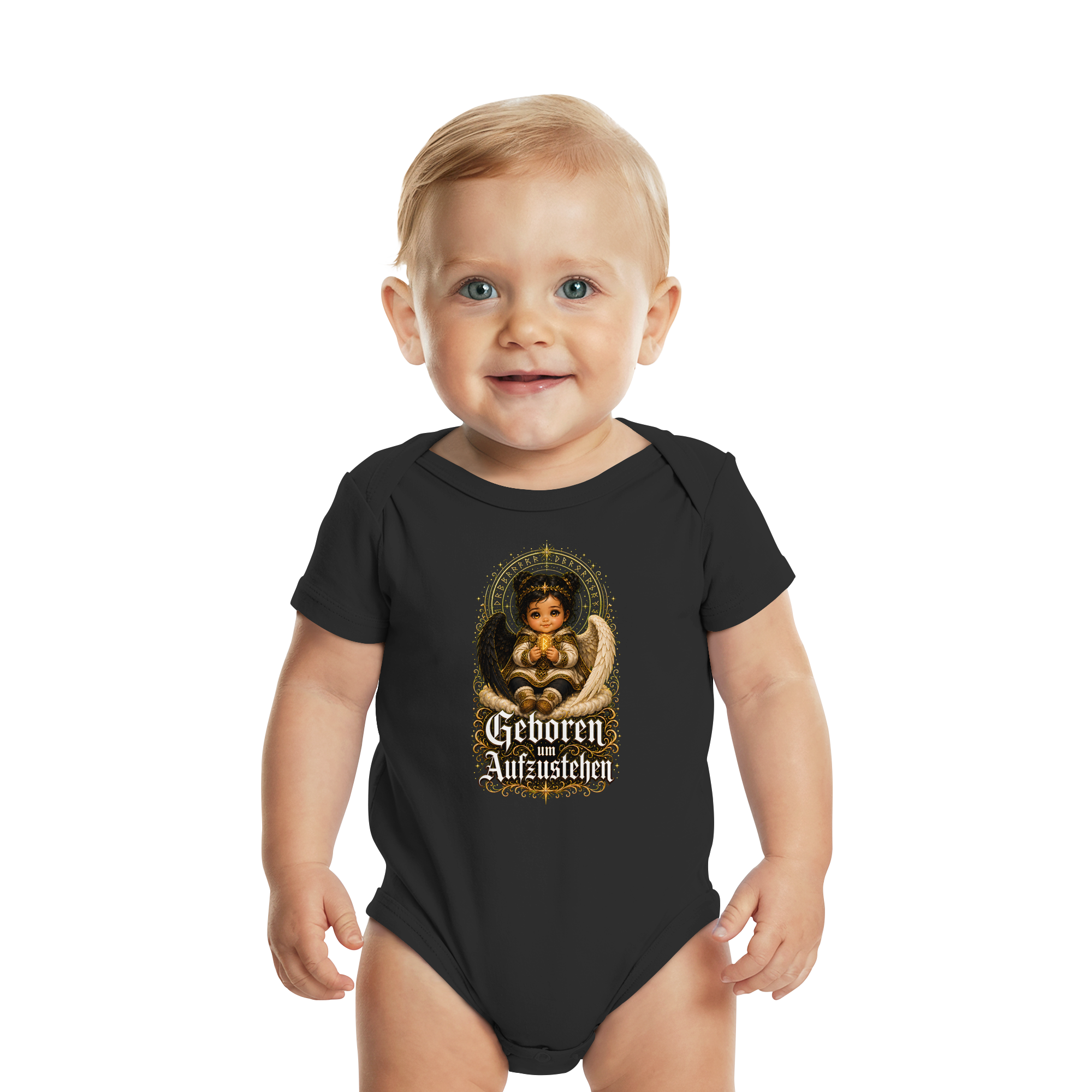 Nami Kaze Babybody | Geboren um Aufzustehen – Kleine Walküre Edition - Organic Baby Bodysuit