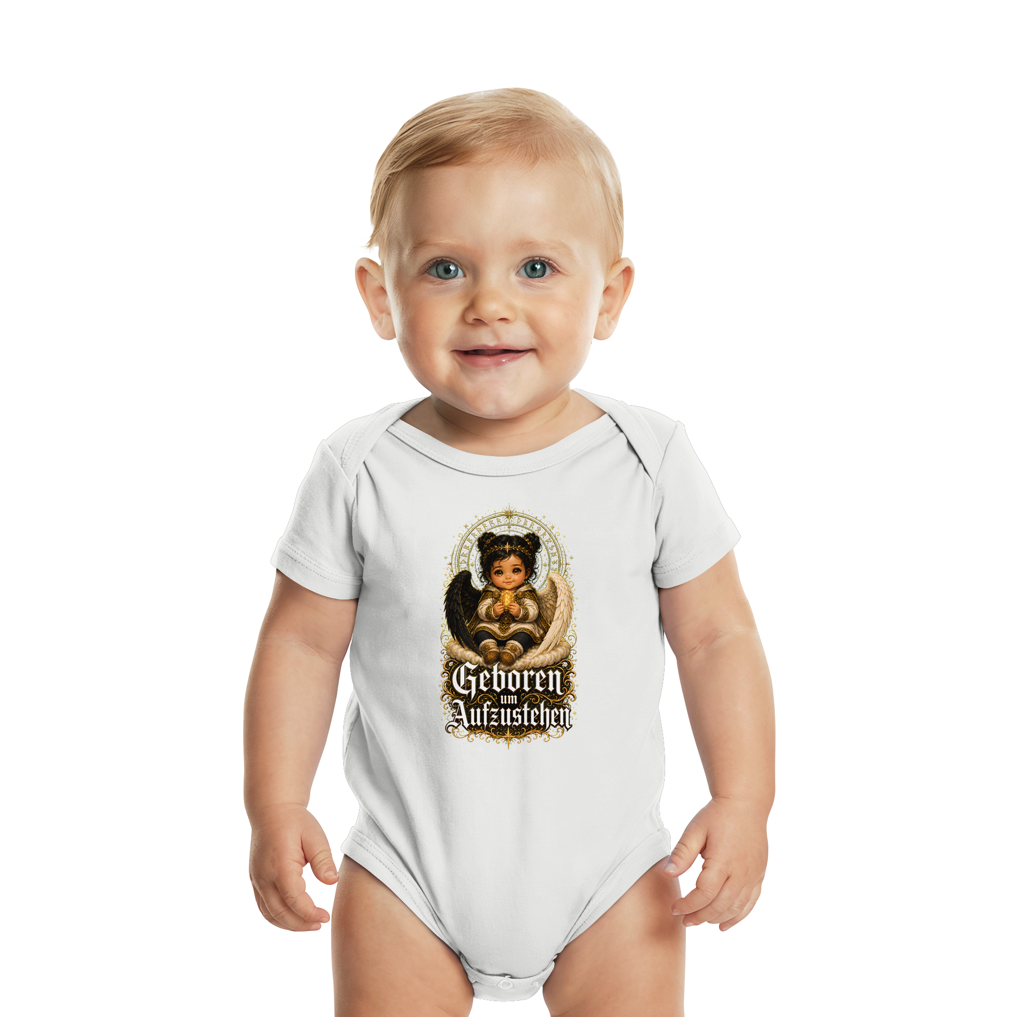 Nami Kaze Babybody | Geboren um Aufzustehen – Kleine Walküre Edition - Organic Baby Bodysuit